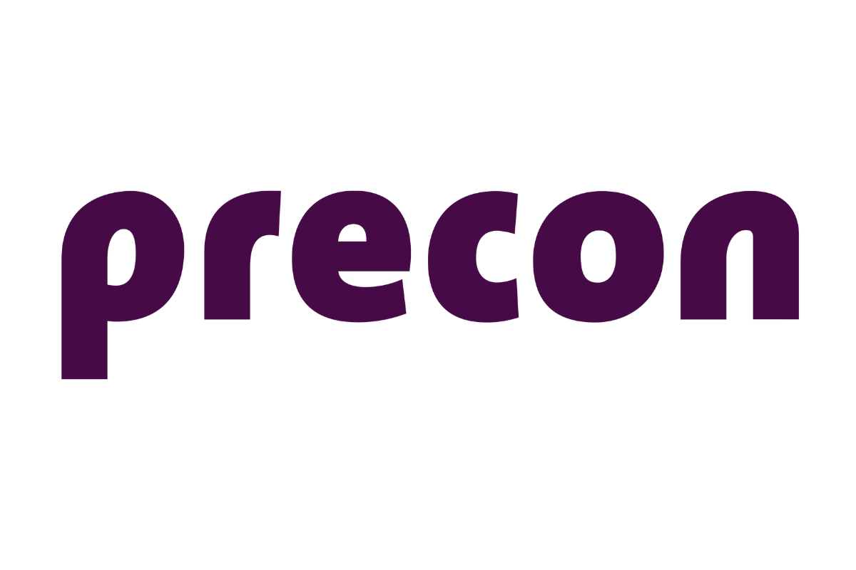 Precon logo on a white background